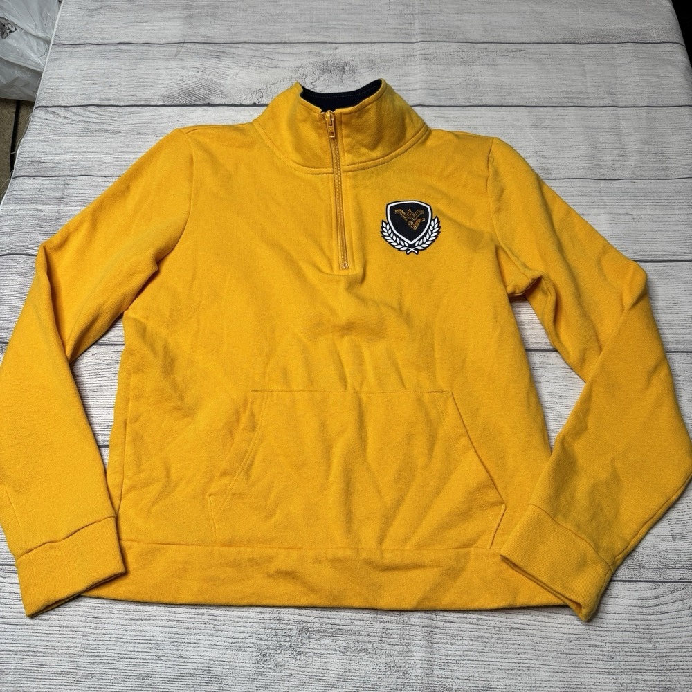 Victoria's Secret PINK Small WVU 1/4 Zip Pullover Sweatshirt Mountaineers